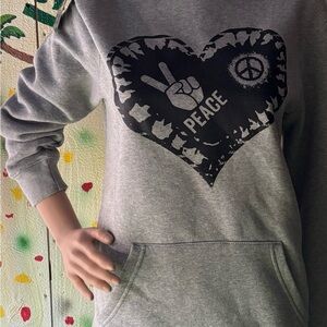 Gray Peace Graphic Women's
